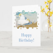 SCHWANKEN KARTE (Gelbe Blume)