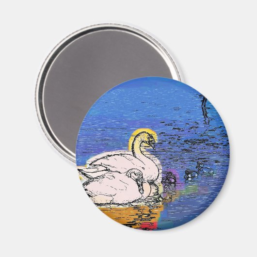 SCHWANKEN MAGNET (Vorderseite/Rückseite)