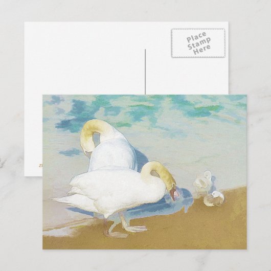 SCHWANKEN POSTKARTE (Vorne/Hinten)