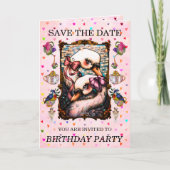 Schwanliebhaber Einladung (Vorderseite)