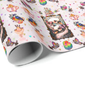 Schwanliebhaber Geschenkpapier (Rolleneckpunkt)