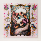 Schwanliebhaber Puzzle (Vertikal)