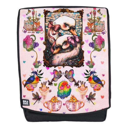 Schwanliebhaber Rucksack (Vorderseite)