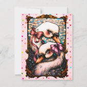 Schwanliebhaber Save The Date (Vorderseite)