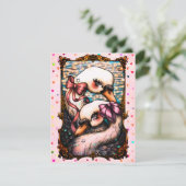 Schwanliebhaber Save The Date (Stehend Vorderseite)