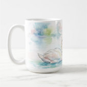 Schwanliebhaber - Valentinstag Kaffeetasse (Links)