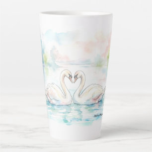 Schwanliebhaber - Valentinstag Milchtasse