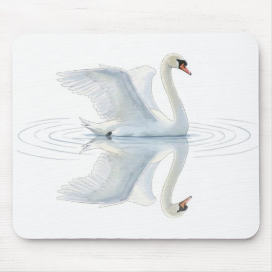 Schwanreflexion Mousepad (Vorne)