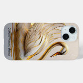 "Schwan's Serene Escape" Case-Mate iPhone Hülle (Rückseite (Horizontal))