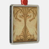 Schwantapetenentwurf Silbernes Ornament (Rechts)