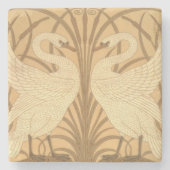 Schwantapetenentwurf Steinuntersetzer (Vorderseite)