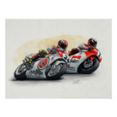 Schwantz und Rainey von Murraymoto Poster (Vorderseite)