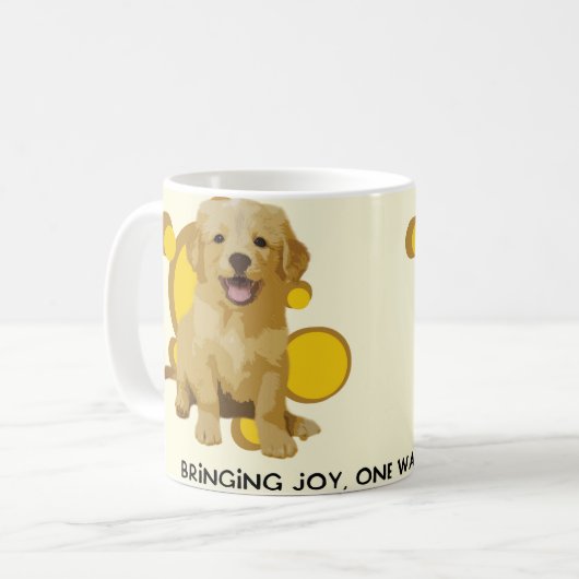 Schwanz-Abenteuer warten Kaffeetasse (Vorderseite Links)