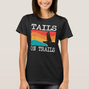 Schwanz auf den Wegen Gordon Setter Hund Sonnige W T-Shirt