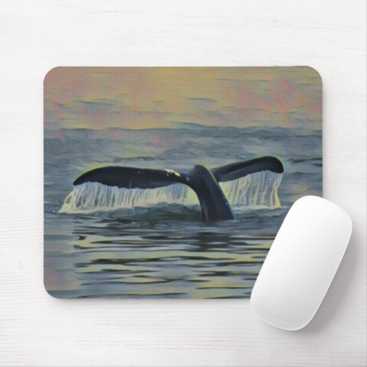 Schwanz bei Sonnenuntergang Mousepad (Mit Mouse)