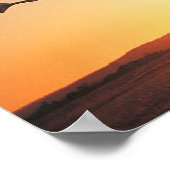 Schwanz der aufsteigenden Sonne - Airbus A320 Poster (Ecke)