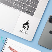 Schwanz der Dragon Deals Gap Motorrad-Reise Aufkleber (Laptop mit iPhone)