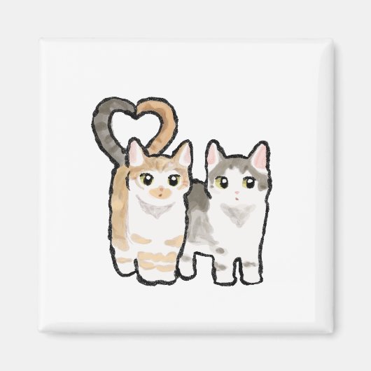 Schwanz der Liebe Magnet (Vorne)