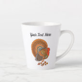 Schwanz der männlichen Türkei verteilen Herbstfarb Milchtasse (Rechts)