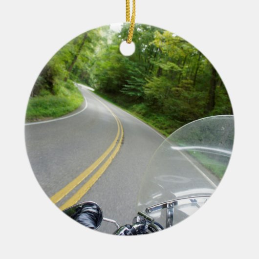 Schwanz des Drachen Keramik Ornament (Vorne)