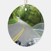 Schwanz des Drachen Keramik Ornament (Links)