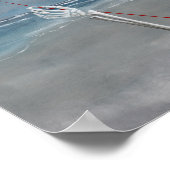 "Schwanz des Drachens" von Christiane Cegavske Pos Poster (Ecke)