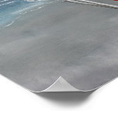 "Schwanz des Drachens" von Christiane Cegavske Poster (Ecke)