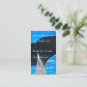 Schwanz ein der Wal-Geschäfts-Karten Visitenkarte (Stehend Vorderseite)