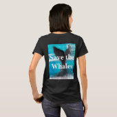 Schwanz eines Whales - der Whales wird Schwarz Ger T-Shirt (Schwarz voll)