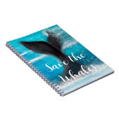 Schwanz eines Whales - die Wale Gerettet Notizblock (Rechte Seite)