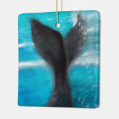 Schwanz eines Whales Keramikornament (Links)