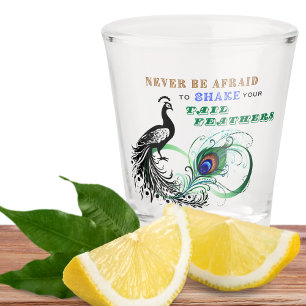 Schwanz Feathers Inspiration Shotglas Schnapsglas
