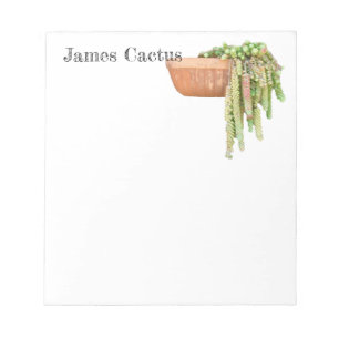 Schwanz für Sedum Donkey Notizblock