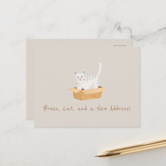 Schwanz-Geschichten einer neuen Zuhause Postkarte (Vorderseite/Rückseite Beispiel)