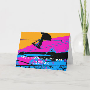 Schwanz Grabbing High Flying Scooter Karte