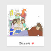 Schwanz harem aufkleber (Blatt)