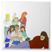 Schwanz harem fliese (Vorderseite)