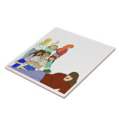 Schwanz harem fliese (Seite)