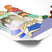 Schwanz harem fotodruck (Ecke)
