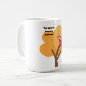 Schwanz ist länger als meine Geduld Kaffeetasse (Vorderseite Links)