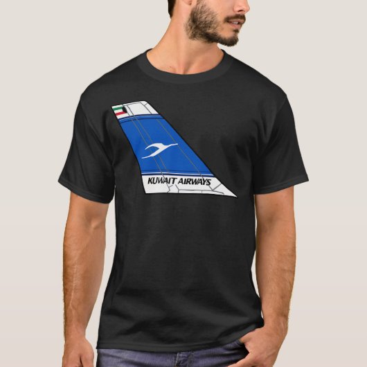Schwanz Kuwait Airways T-Shirt (Vorderseite)