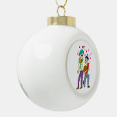 Schwanz Liebe Keramik Kugel-Ornament (Links)