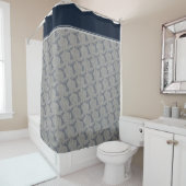 Schwanz Nautic Whale Art Duschvorhang (Beispiel)