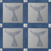Schwanz Nautic Whale Art Fliese