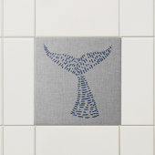 Schwanz Nautic Whale Art Fliese