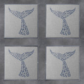 Schwanz Nautic Whale Art Fliese