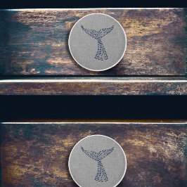 Schwanz Nautic Whale Art Keramikknauf