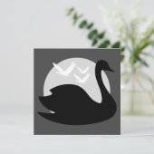 Schwanz-Risiko für Schwarzen Einladung (Stehend Vorderseite)