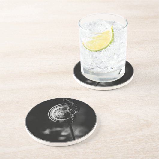 Schwanz Sandstein Untersetzer (Seite)