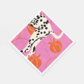 Schwanz und Textur Serviette (Ecke)